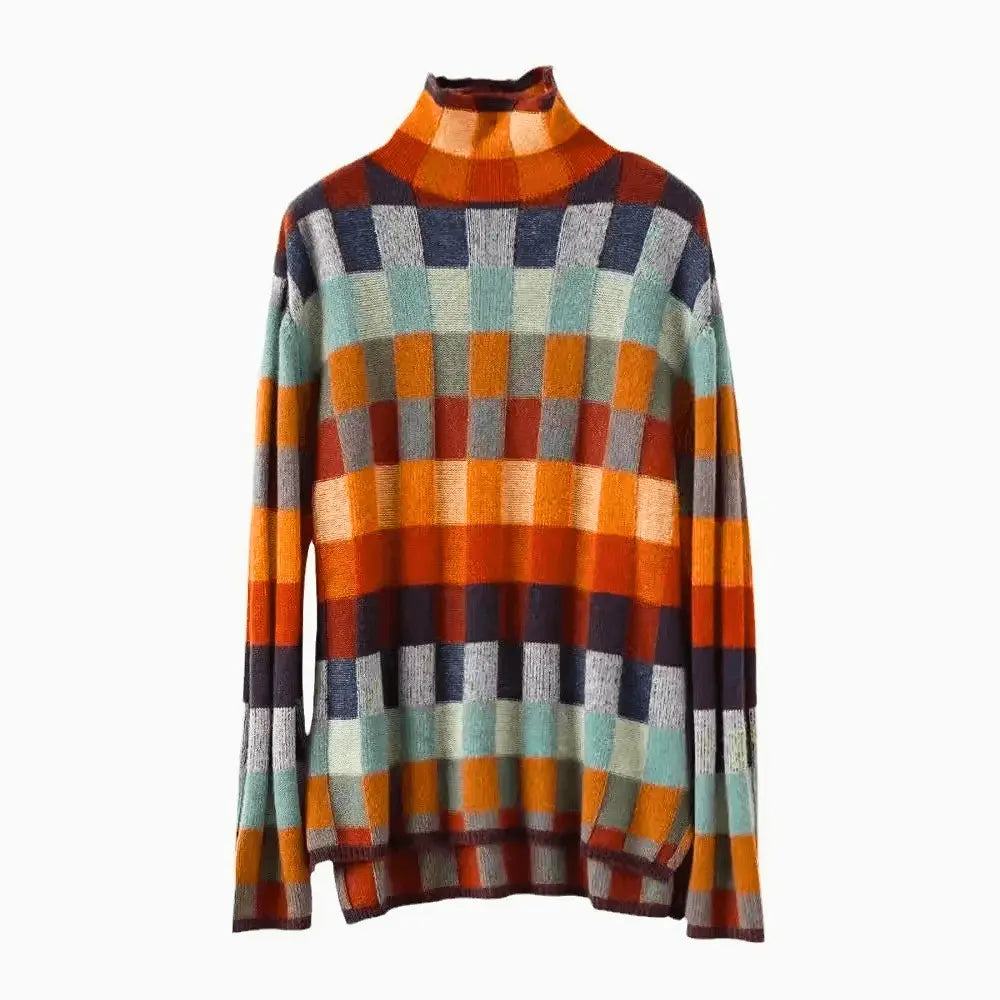 Suéter Feminino Gola Alta Cashmere Verona
