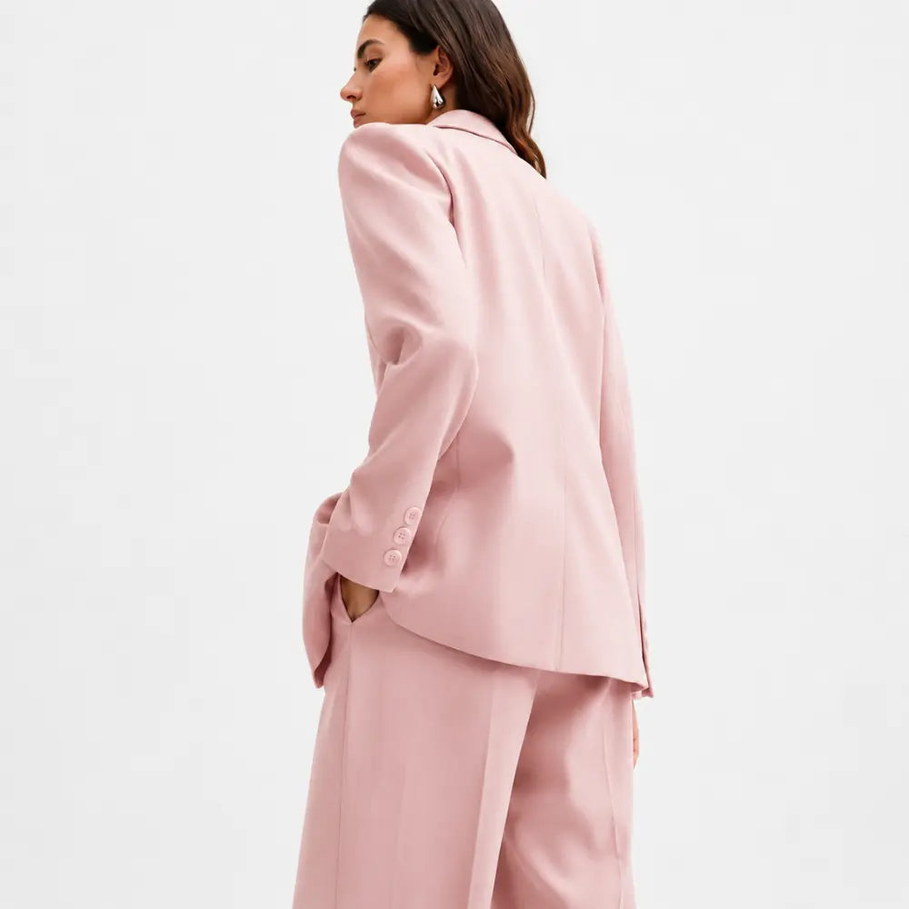Conjunto Feminino Alfaiataria Privée - Rosa Bebê