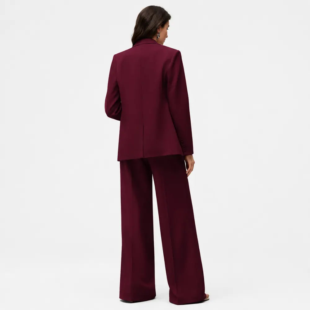 Conjunto Feminino Alfaiataria Privée - Vinho