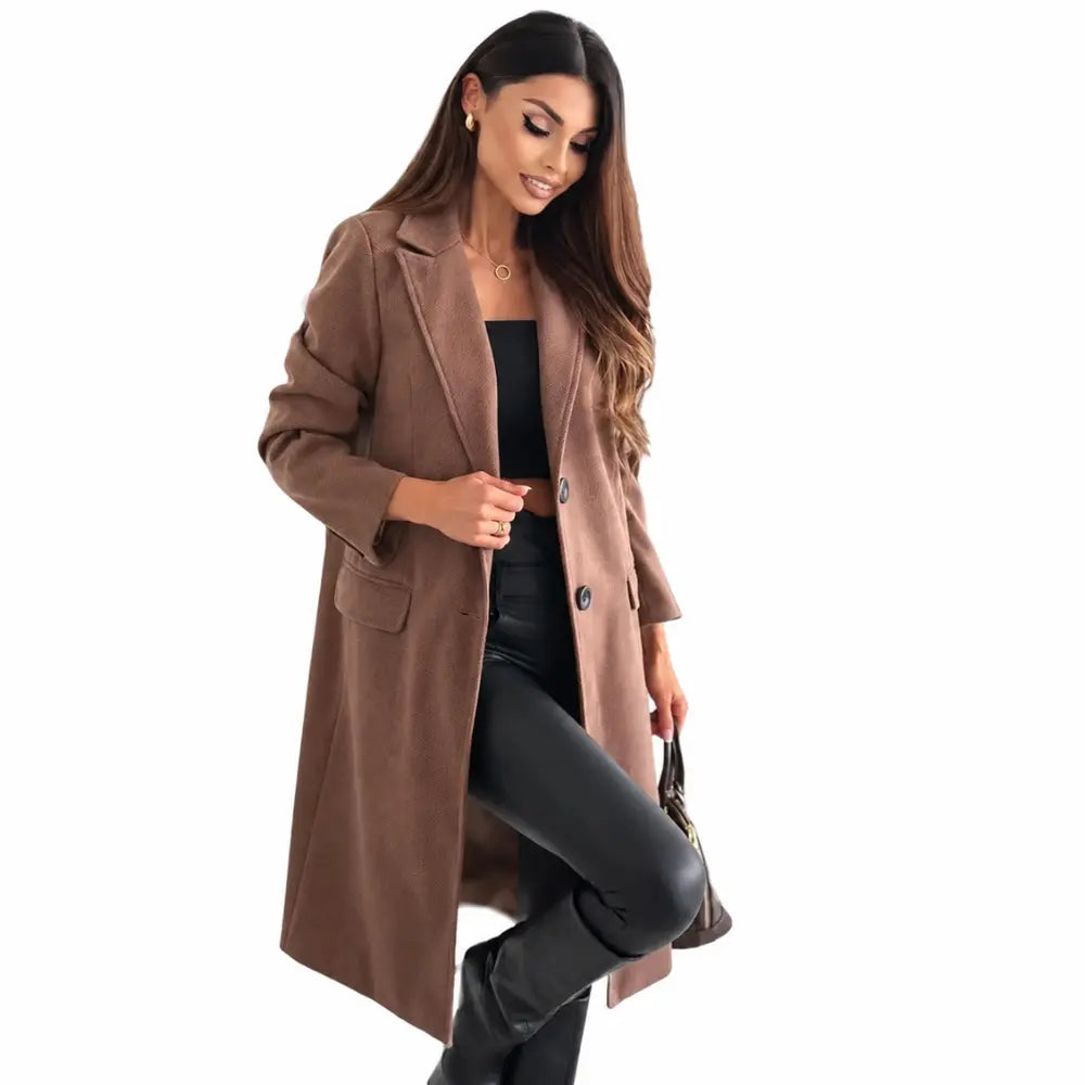 Sobretudo Feminino Alfaiataria Longo Clássico Torino Atelier