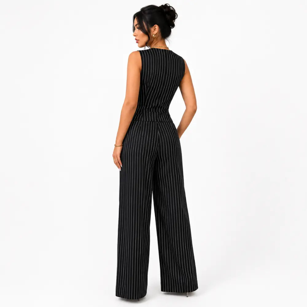 Conjunto Feminino Alfaiataria Risca de Giz Milano Prestige