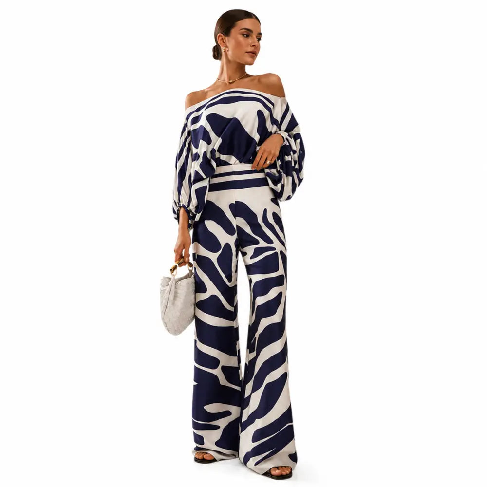 Conjunto Feminino Cetim Ombro Único Portofino