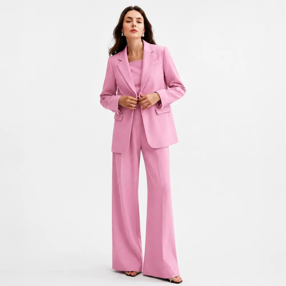 Conjunto Feminino Alfaiataria Privée - Rosa