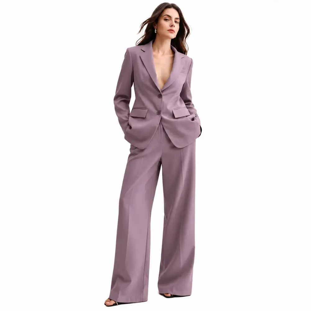 Conjunto Feminino Alfaiataria Privée - Lilás