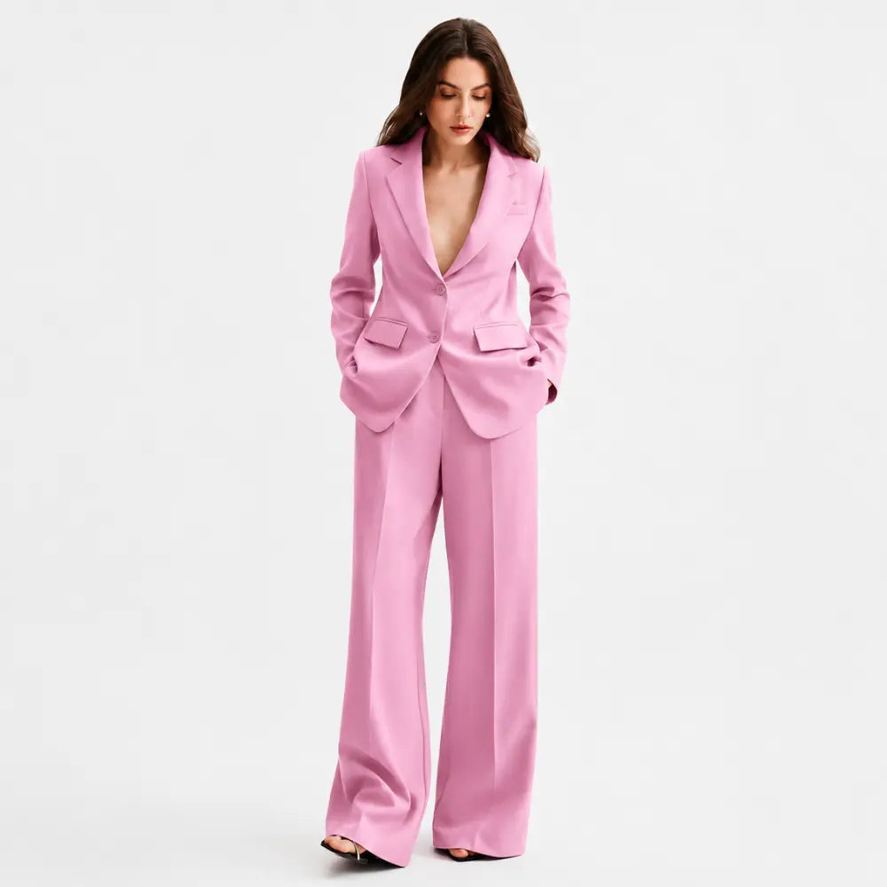 Conjunto Feminino Alfaiataria Privée - Rosa