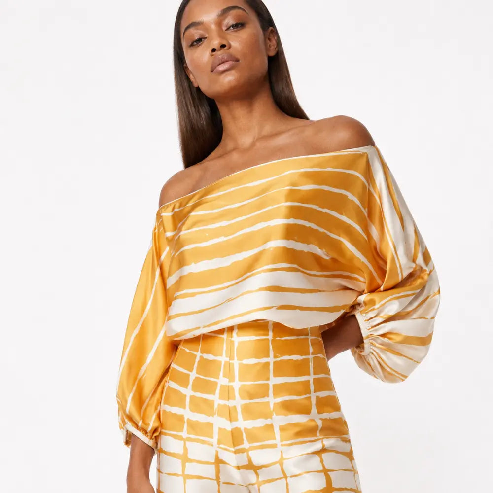 Conjunto Feminino Cetim Ombro Único Amalfi
