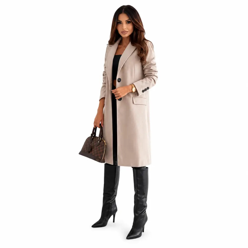 Sobretudo Feminino Alfaiataria Longo Clássico Torino Atelier