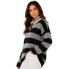 Suéter Feminino Gola Polo Preto Cashmere Firenze
