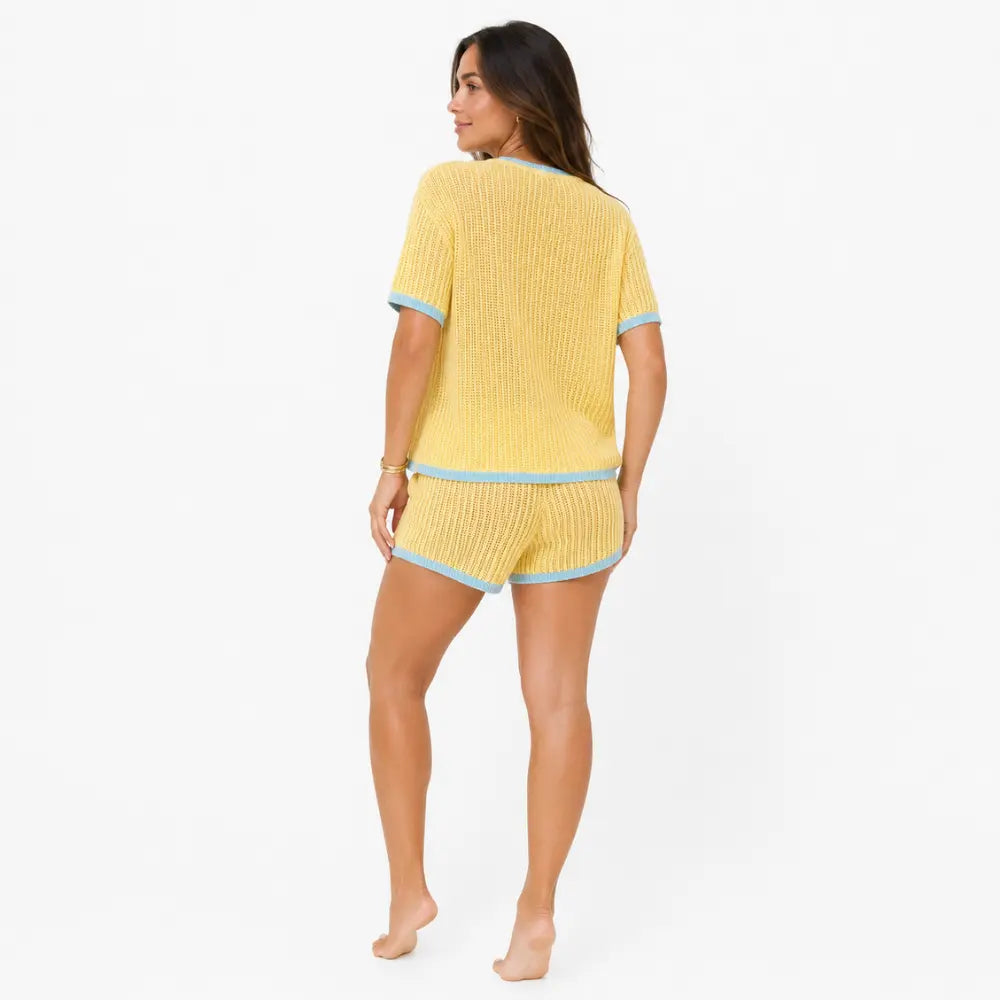 Conjunto Tricô Resort Capri