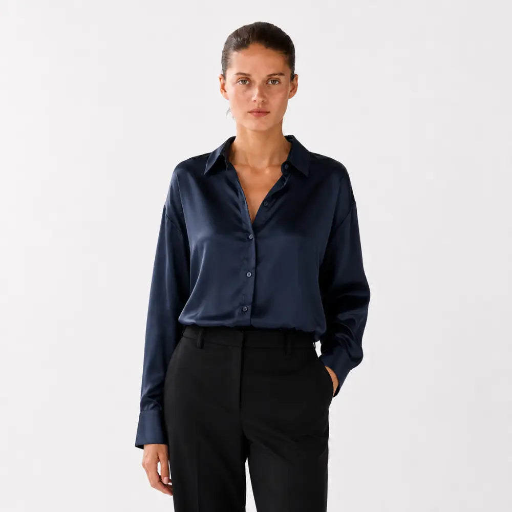 Camisa Feminina Cetim Verona Premium