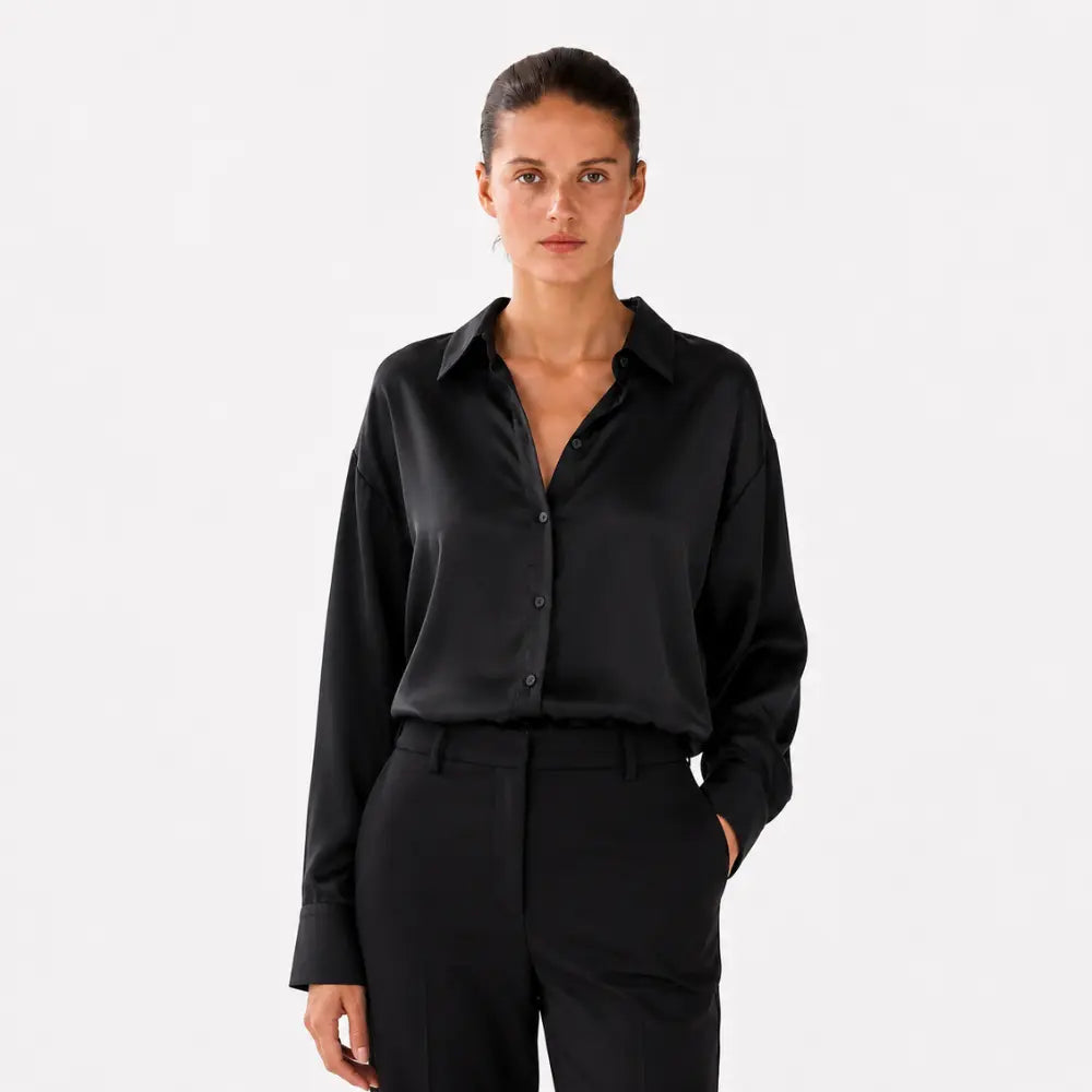 Camisa Feminina Cetim Verona Premium