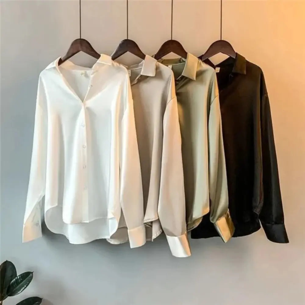 Camisa Feminina Cetim Verona Premium