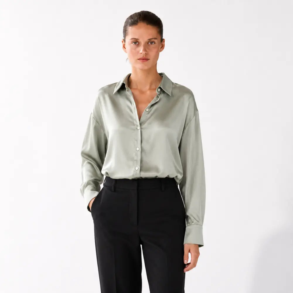 Camisa Feminina Cetim Verona Premium