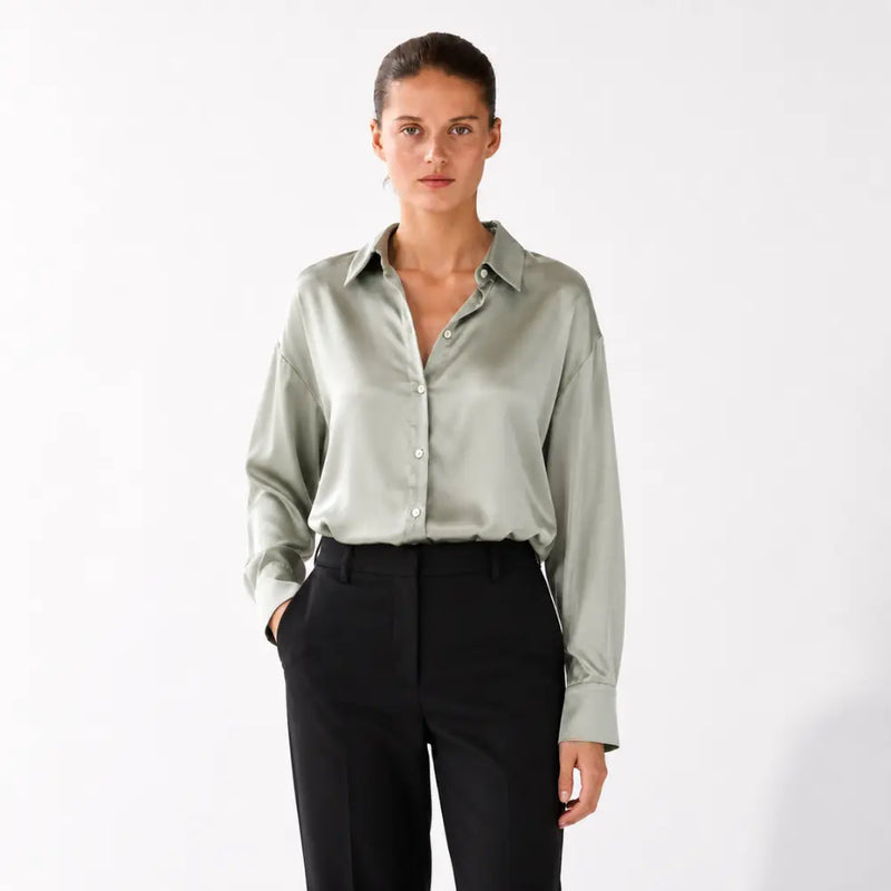 Camisa Feminina Cetim Verona Premium