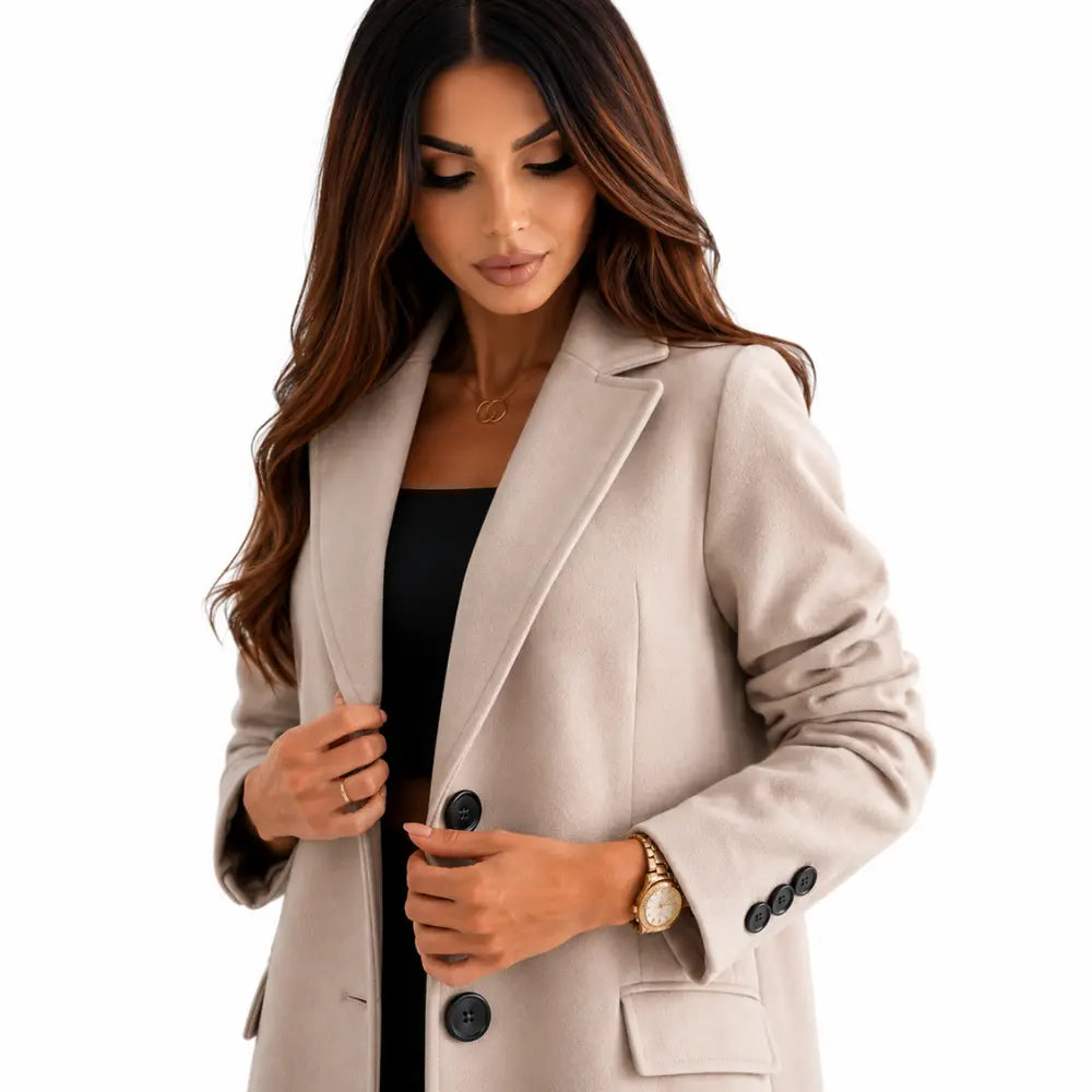 Sobretudo Feminino Alfaiataria Longo Clássico Torino Atelier