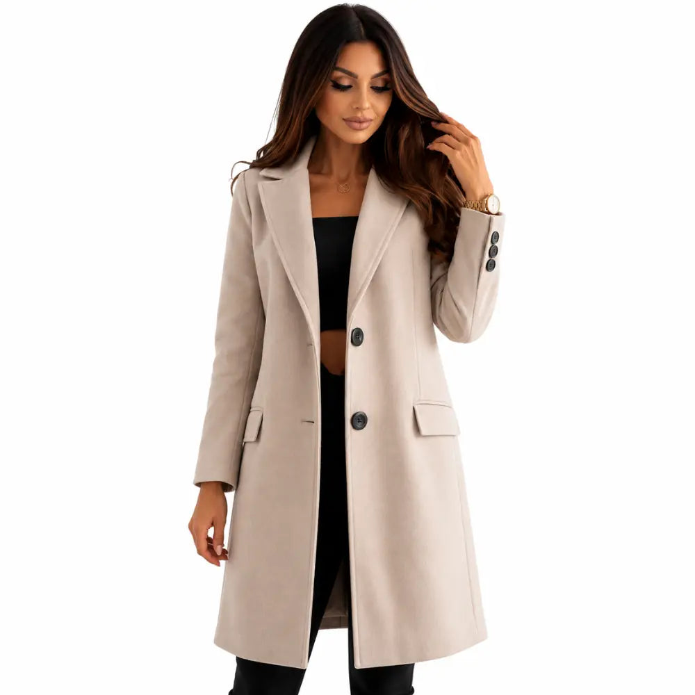 Sobretudo Feminino Alfaiataria Longo Clássico Torino Atelier