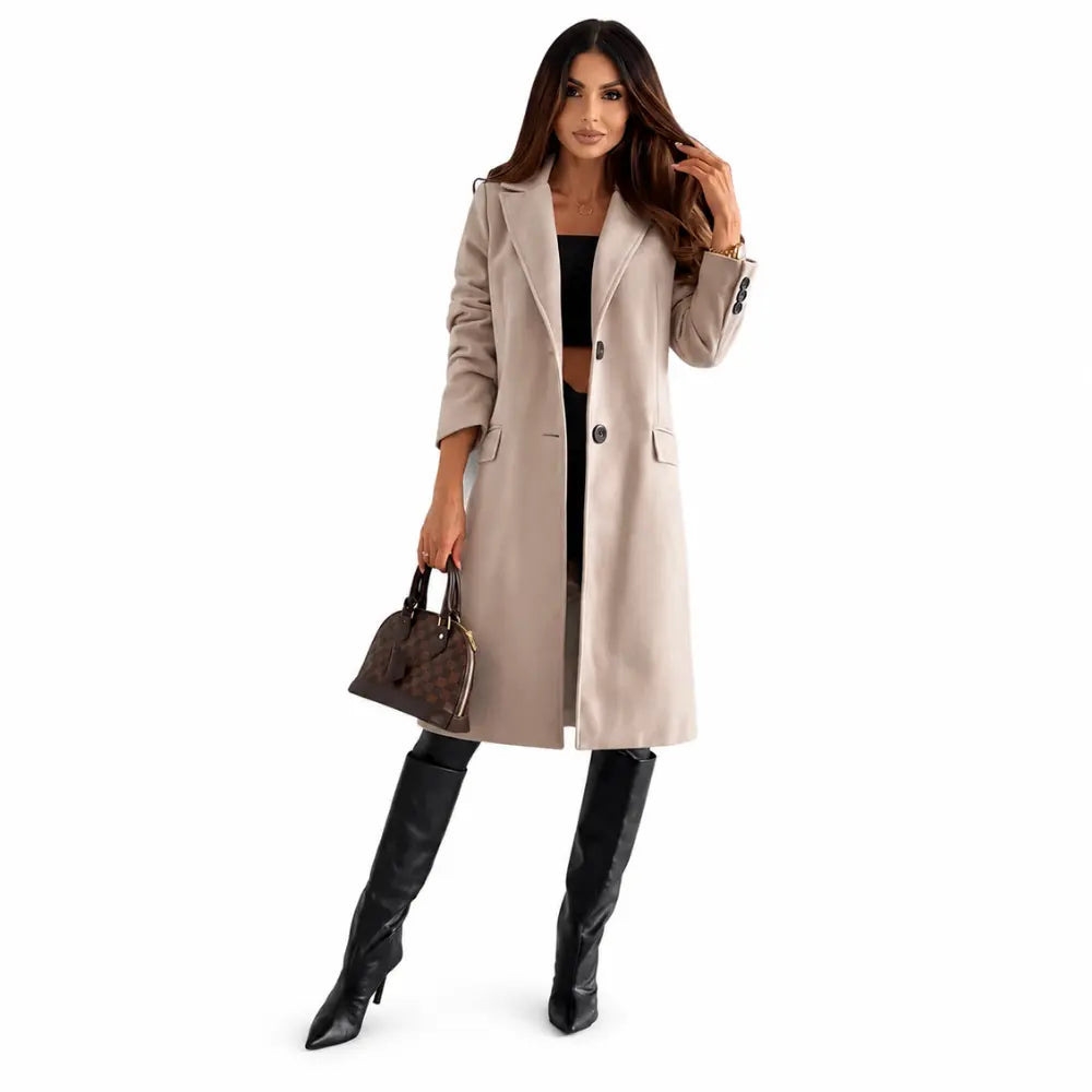 Sobretudo Feminino Alfaiataria Longo Clássico Torino Atelier