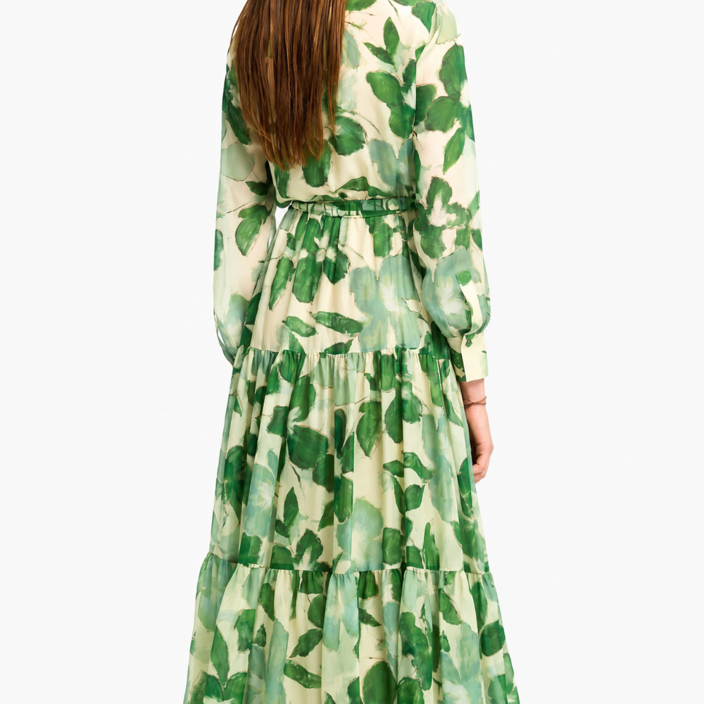 Vestido Longo Floral Verona Feminino Premium
