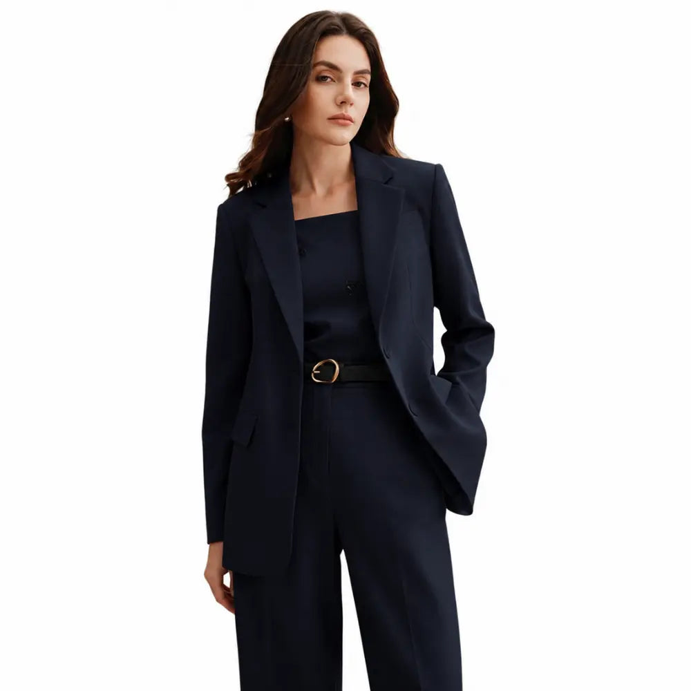 Conjunto Feminino Alfaiataria Privée - Azul Marinho