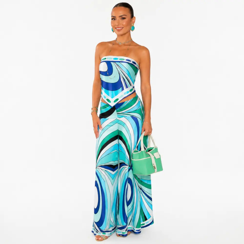 Conjunto Amalfi Émeraude Feminino Premium
