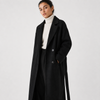 Sobretudo Feminino Alongado em Lã Elegante Milano Atelier