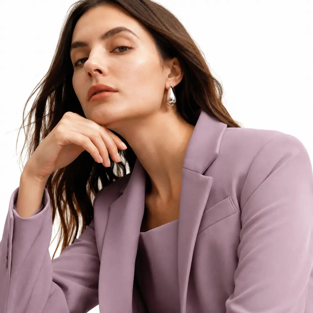 Conjunto Feminino Alfaiataria Privée - Lilás