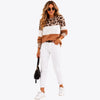 Suéter Feminino Tricô Animal Print Firenze