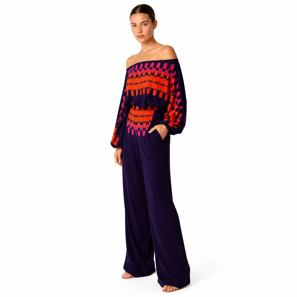 Conjunto Feminino Cetim Ombro Único Ravello
