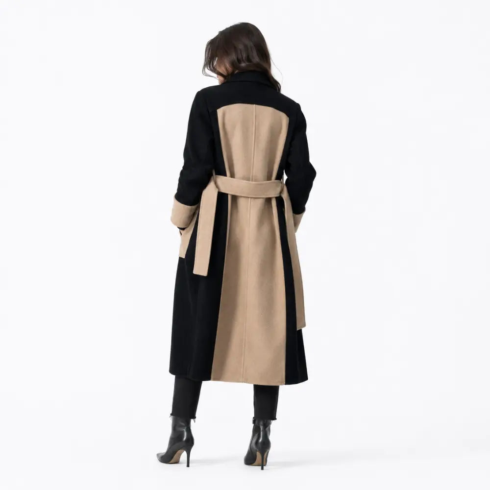 Sobretudo Feminino Longo Bicolor Firenze Privée
