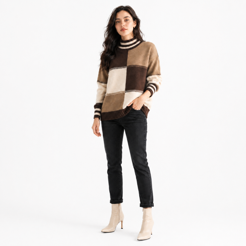 Suéter Feminino Gola Alta Aspen Firenze