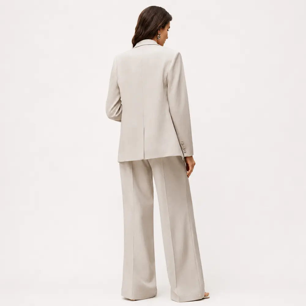 Conjunto Feminino Alfaiataria Privée - Areia