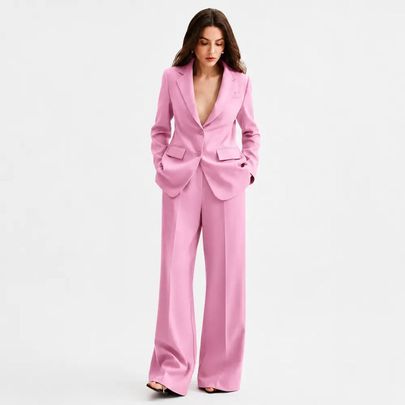 Conjunto Feminino Alfaiataria Privée - Rosa