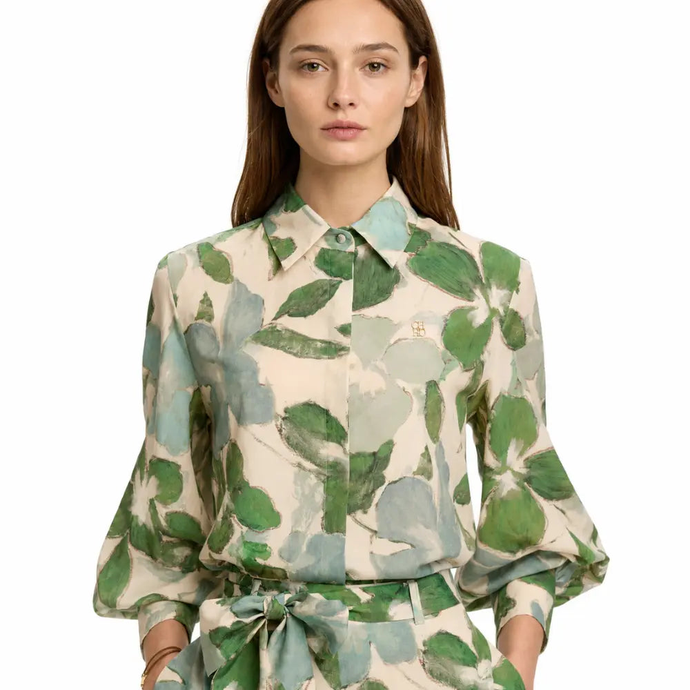 Camisa Floral Verona Feminina Premium