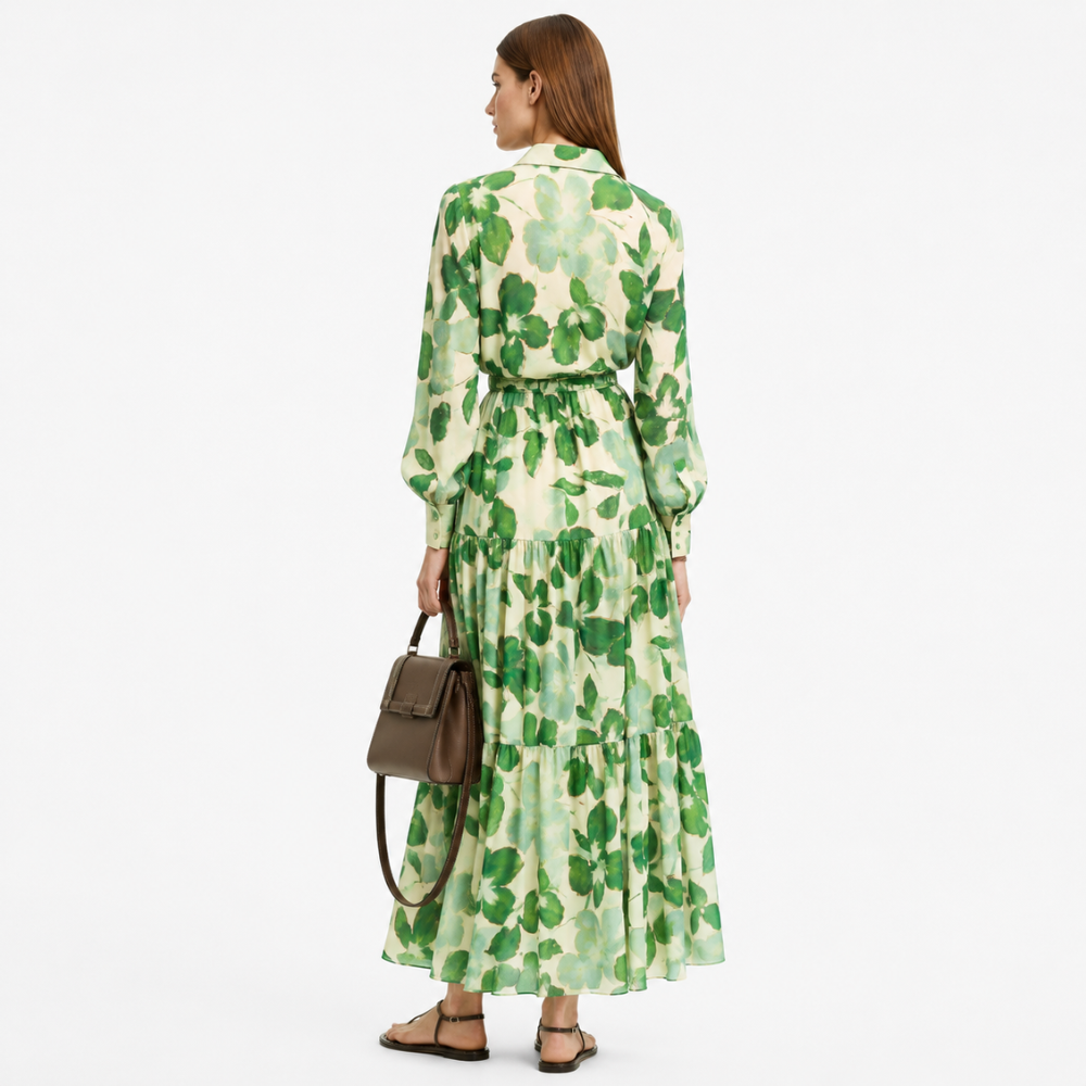 Vestido Longo Floral Verona Feminino Premium